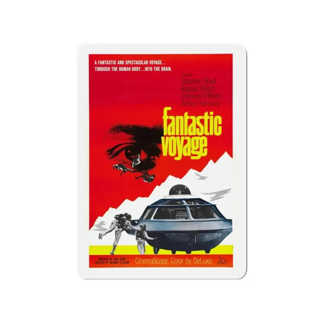 FANTASTIC VOYAGE (2) 1966 Movie Poster - Refrigerator Magnet - The Sticker Space