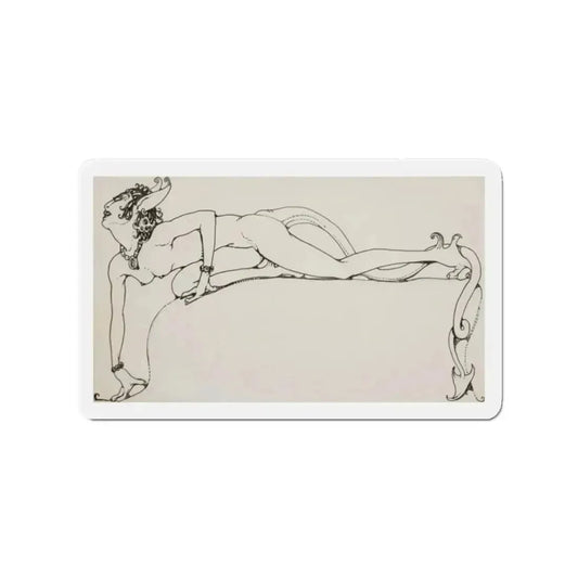 Fantasy Creature (Magazine Illustration) Refrigerator Magnet 2 Inch Die-Cut - The Sticker Space