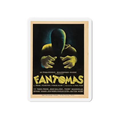 FANTOMAS 1964 Movie Poster - Refrigerator Magnet - The Sticker Space