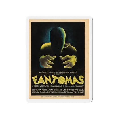 FANTOMAS 1964 Movie Poster - Refrigerator Magnet - The Sticker Space