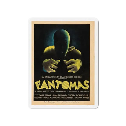 FANTOMAS 1964 Movie Poster - Refrigerator Magnet - The Sticker Space