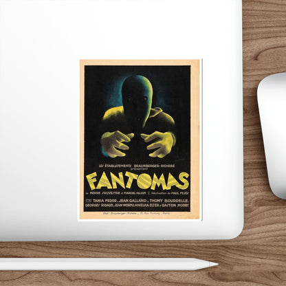 FANTOMAS 1964 Movie Poster STICKER Vinyl Die-Cut Decal-The Sticker Space