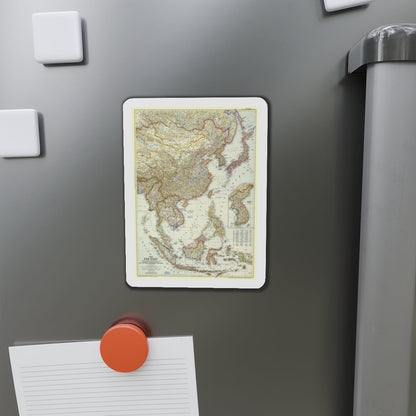 Far East (1952) (Map) Refrigerator Magnet-The Sticker Space