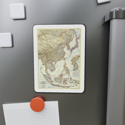 Far East (1952) (Map) Refrigerator Magnet-The Sticker Space