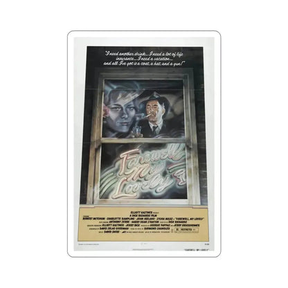 Farewell My Lovely 1975 Movie Poster STICKER Vinyl Die-Cut Decal - The Sticker Space