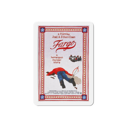 Fargo 1996 Movie Poster Die-Cut Magnet-2" x 2"-The Sticker Space