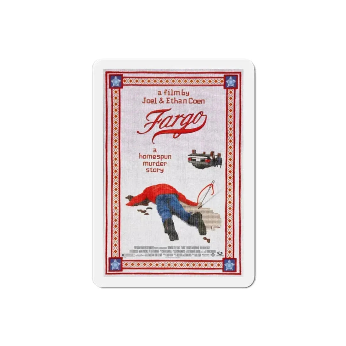 Fargo 1996 Movie Poster Refrigerator Magnet 2 Inch - The Sticker Space