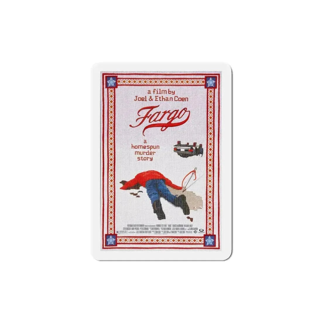 Fargo 1996 Movie Poster Refrigerator Magnet 4 Inch - The Sticker Space