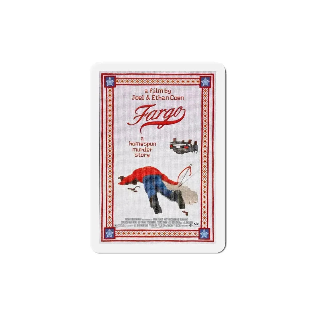 Fargo 1996 Movie Poster Refrigerator Magnet 5 Inch - The Sticker Space
