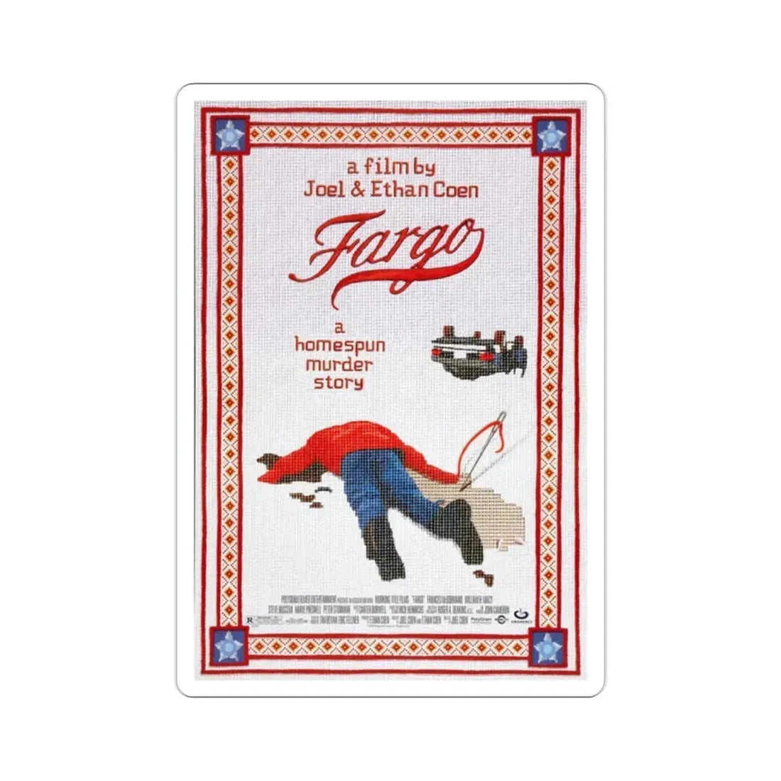 Fargo 1996 Movie Poster STICKER Vinyl Die-Cut Decal - The Sticker Space