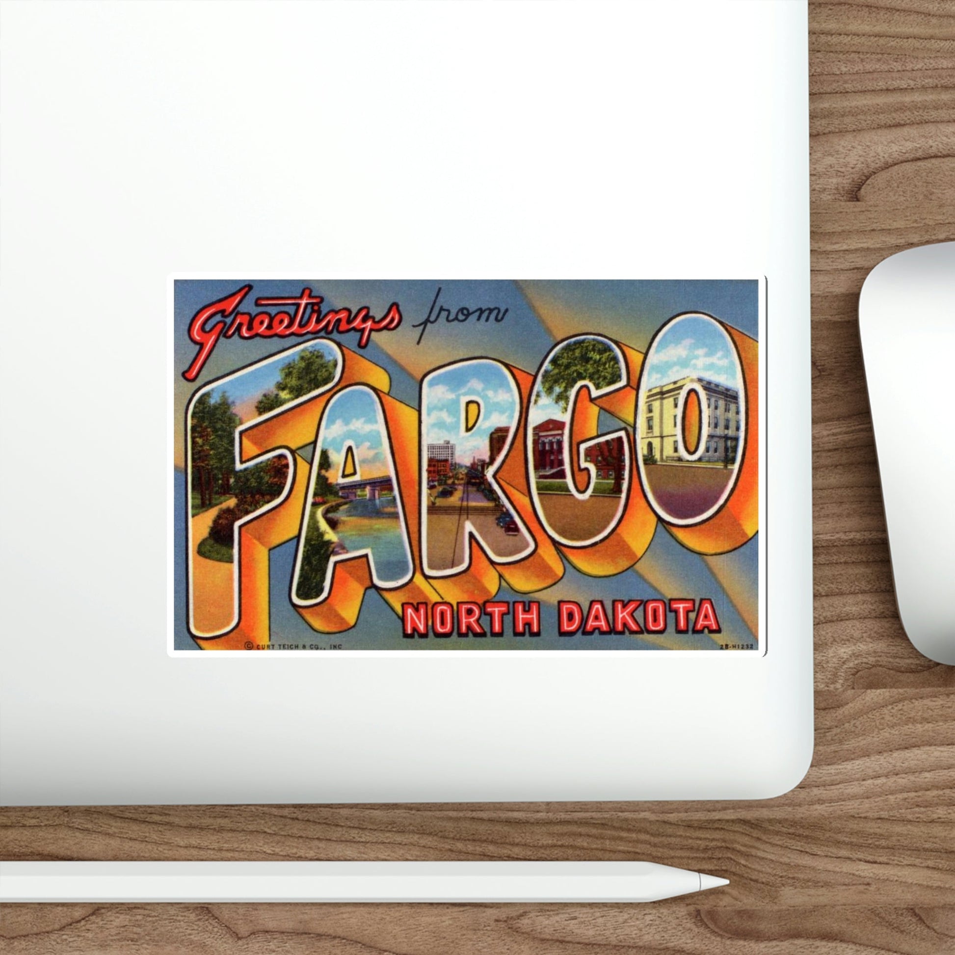 Fargo North Dakota (Greeting Cards) STICKER Vinyl Die-Cut Decal-The Sticker Space