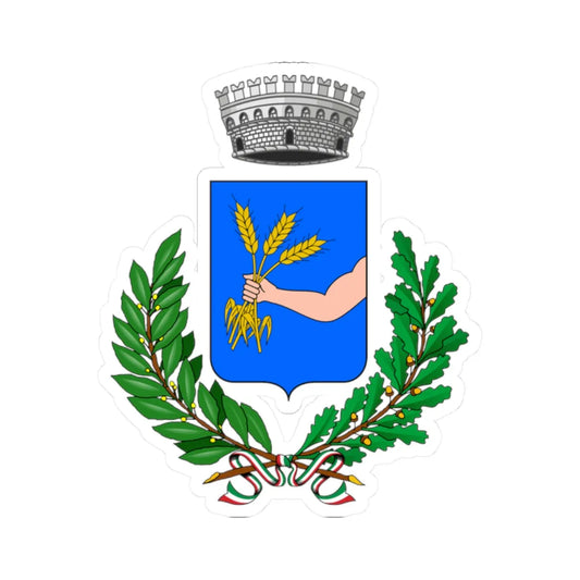 Farigliano-Stemma (Italy) (Coat of Arms) STICKER Vinyl Kiss-Cut Decal 2 Inch White - The Sticker Space