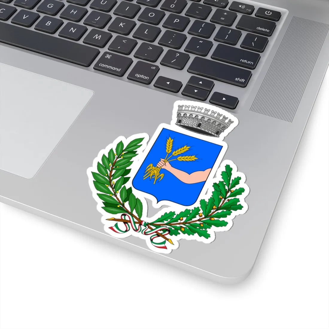 Farigliano-Stemma (Italy) (Coat of Arms) STICKER Vinyl Kiss-Cut Decal - The Sticker Space