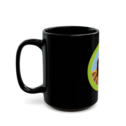 Farm Mechanics (Boy Scout Merit Badge) Black Coffee Mug-The Sticker Space