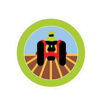 Farm Mechanics (Boy Scout Merit Badge) STICKER Vinyl Kiss-Cut Decal 2 Inch White - The Sticker Space