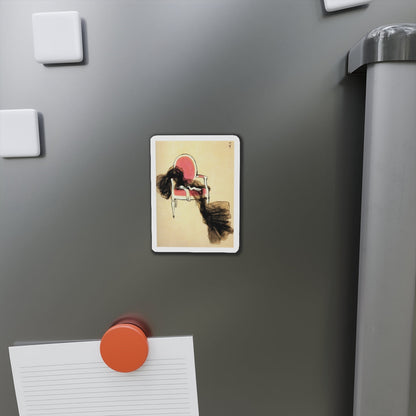 Fashion illustration (2)_1 (Magazine Illustration) Refrigerator Magnet-The Sticker Space