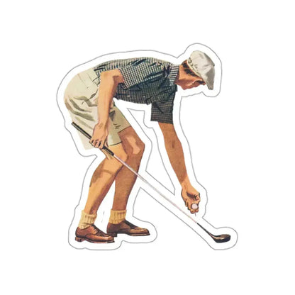 Fashion Illustration, Esquire magazine, 1949 (4) (Magazine Illustration) STICKER Vinyl Die-Cut Decal White Die-Cut 2 Inch - The Sticker Space