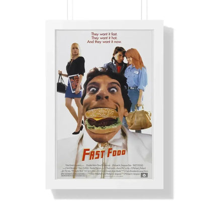FAST FOOD 1989 - Framed Movie Poster - The Sticker Space
