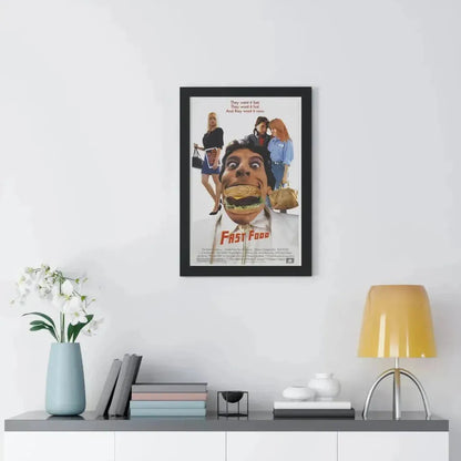 FAST FOOD 1989 - Framed Movie Poster - The Sticker Space