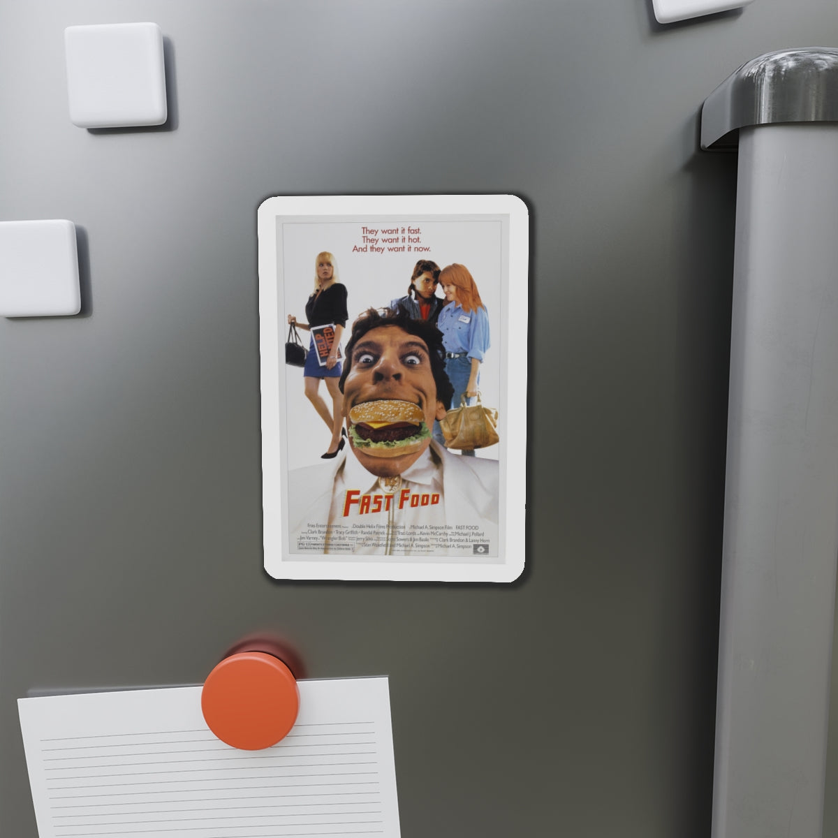 FAST FOOD 1989 Movie Poster - Die-Cut Magnet-The Sticker Space