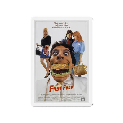 FAST FOOD 1989 Movie Poster - Refrigerator Magnet 3 Inch - The Sticker Space