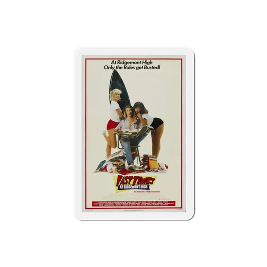 Fast Times at Ridgemont High 1982 Movie Poster Refrigerator Magnet 2 Inch - The Sticker Space