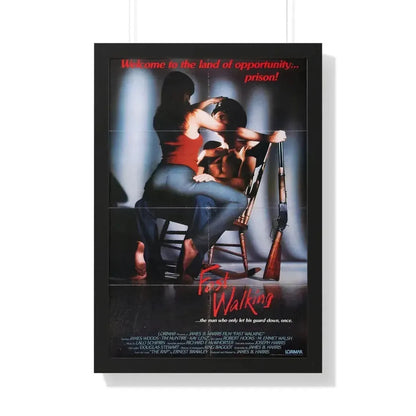 FAST WALKING 1982 - Framed Movie Poster - The Sticker Space