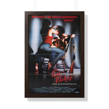 FAST WALKING 1982 - Framed Movie Poster - The Sticker Space