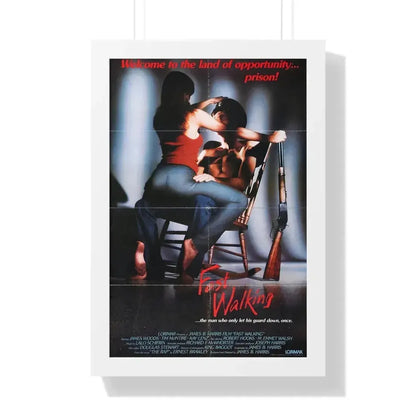 FAST WALKING 1982 - Framed Movie Poster - The Sticker Space