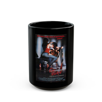 FAST WALKING 1982 Movie Poster - Black Coffee Mug-15oz-The Sticker Space