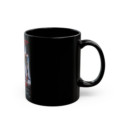 FAST WALKING 1982 Movie Poster - Black Coffee Mug-The Sticker Space