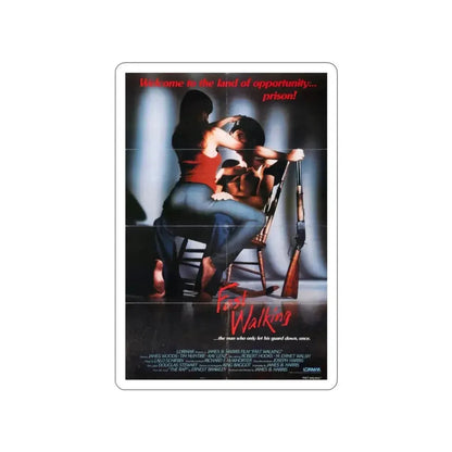 FAST WALKING 1982 Movie Poster STICKER Vinyl Die-Cut Decal - The Sticker Space