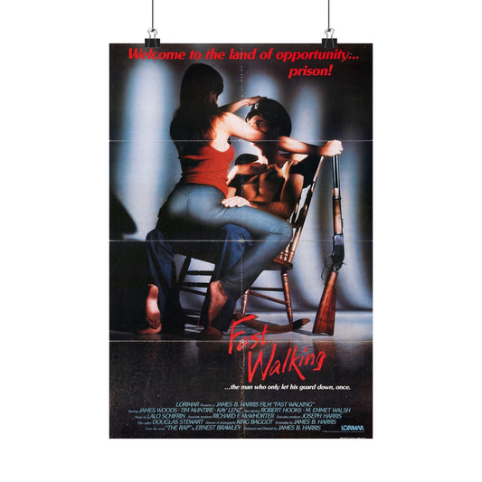 FAST WALKING 1982 - Paper Movie Poster-12″ x 18″-The Sticker Space