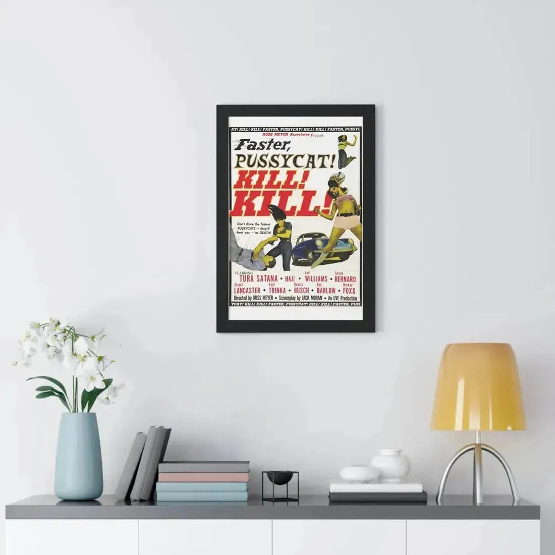 FASTER, PUSSYCAT! KILL! KILL! 1965 - Framed Movie Poster - The Sticker Space