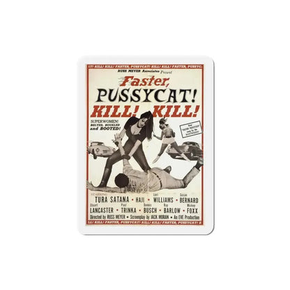 Faster Pussycat Kill Kill 1965 Movie Poster Refrigerator Magnet - The Sticker Space