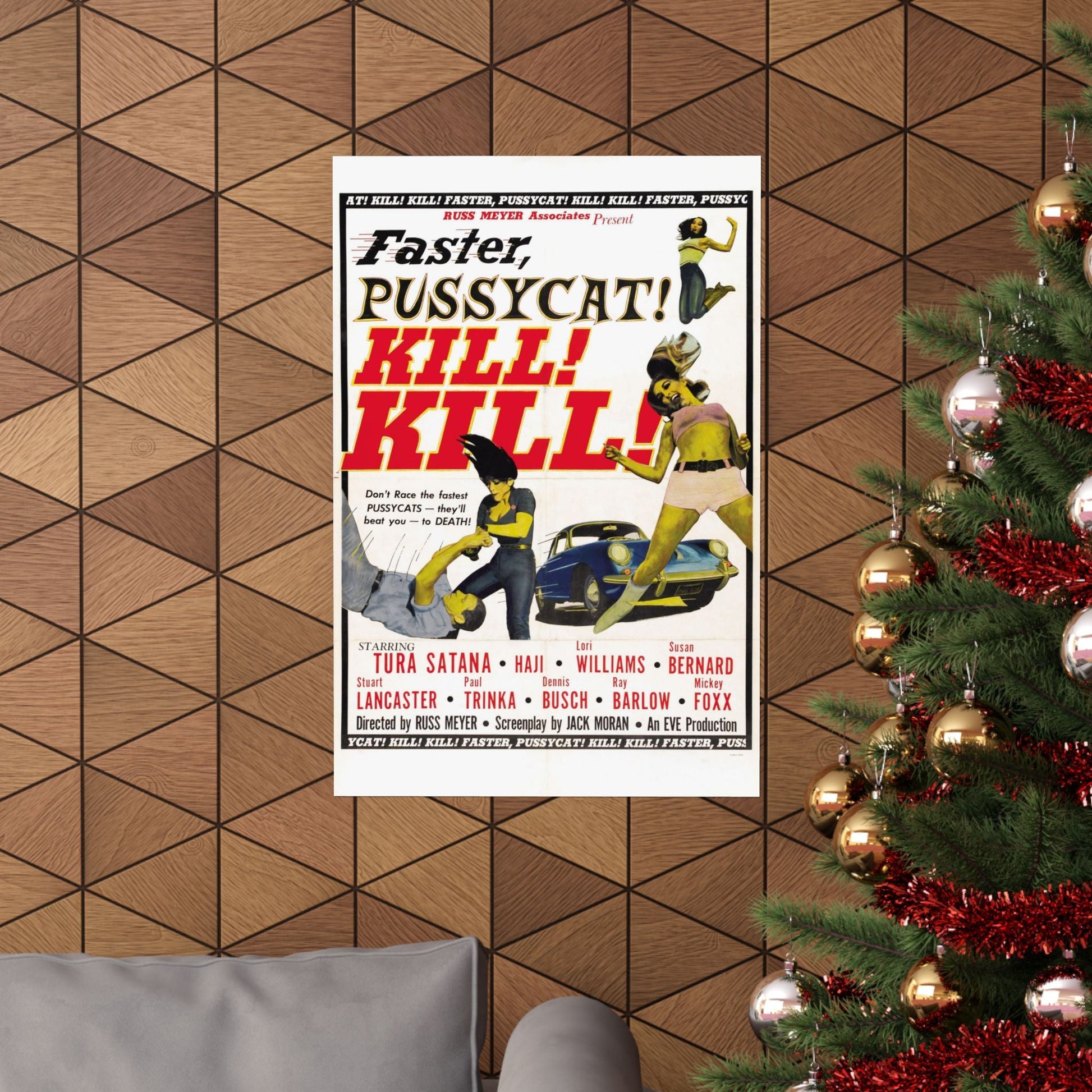 FASTER, PUSSYCAT! KILL! KILL! 1965 - Paper Movie Poster-The Sticker Space