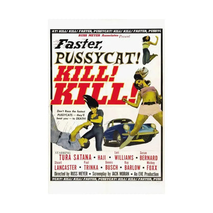 FASTER, PUSSYCAT! KILL! KILL! 1965 - Paper Movie Poster - The Sticker Space