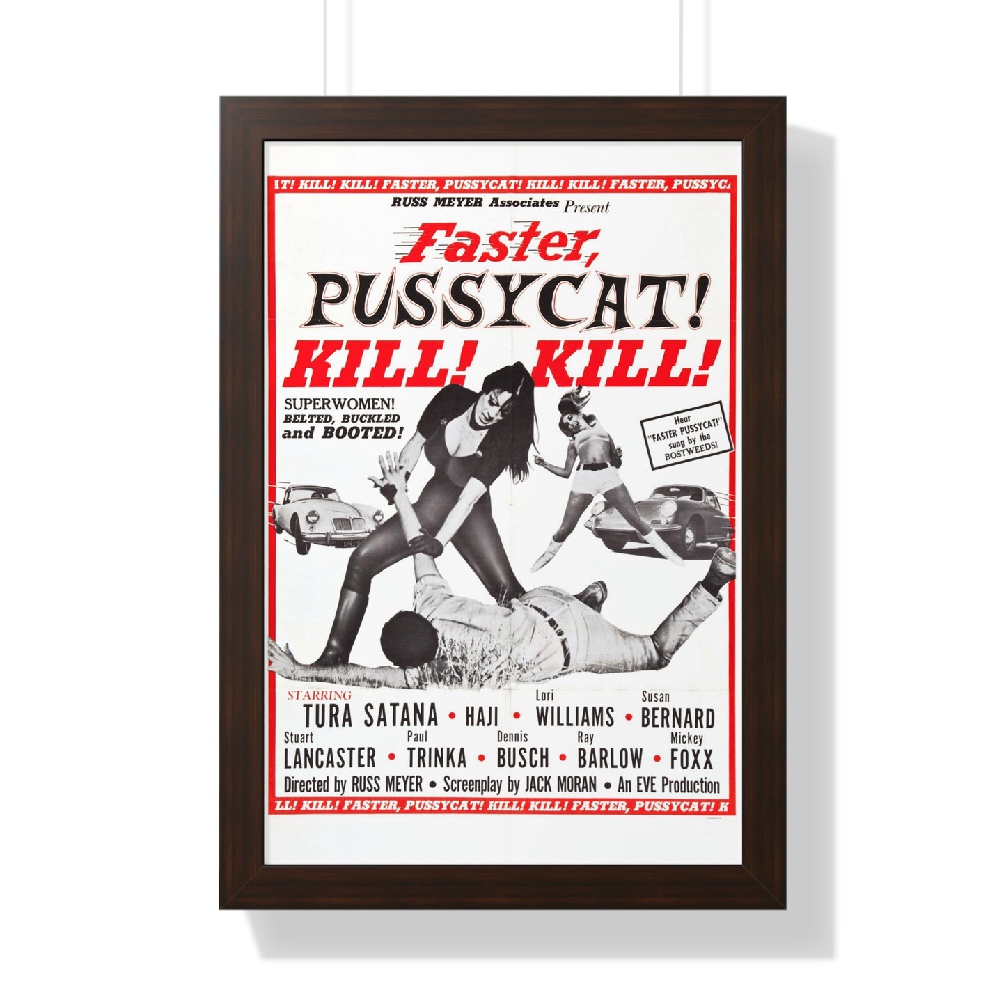 FASTER, PUSSYCAT! KILL! KILL! (2) 1965 - Framed Movie Poster-16″ x 24″-The Sticker Space