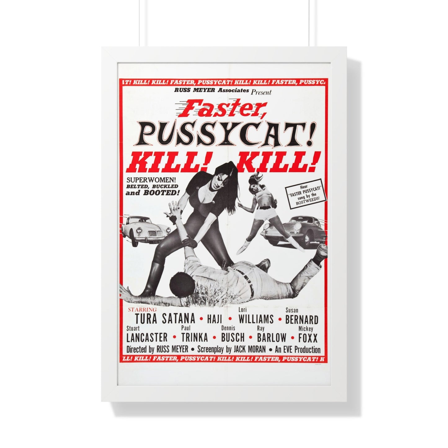 FASTER, PUSSYCAT! KILL! KILL! (2) 1965 - Framed Movie Poster-20" x 30"-The Sticker Space