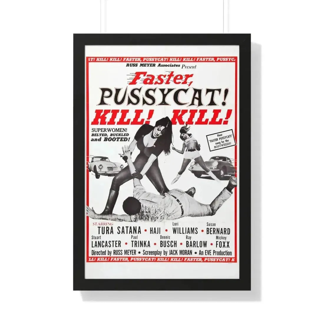 FASTER, PUSSYCAT! KILL! KILL! (2) 1965 - Framed Movie Poster - The Sticker Space