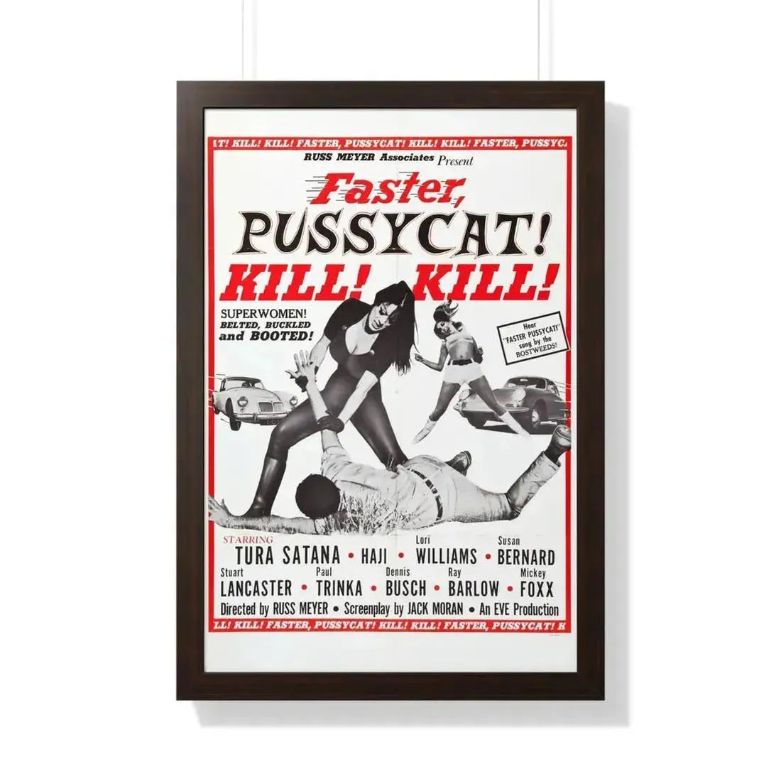 FASTER, PUSSYCAT! KILL! KILL! (2) 1965 - Framed Movie Poster - The Sticker Space