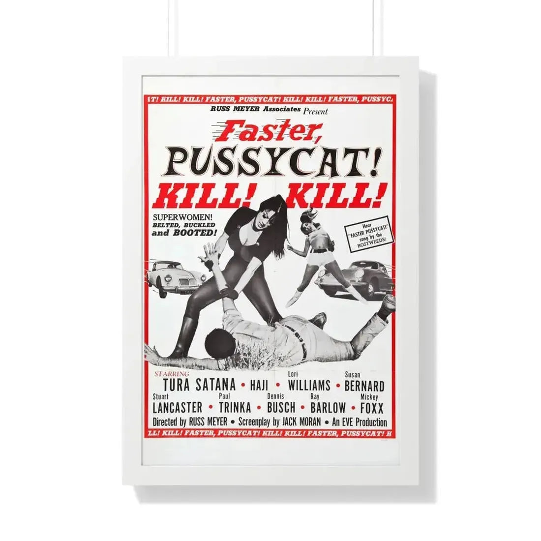 FASTER, PUSSYCAT! KILL! KILL! (2) 1965 - Framed Movie Poster - The Sticker Space