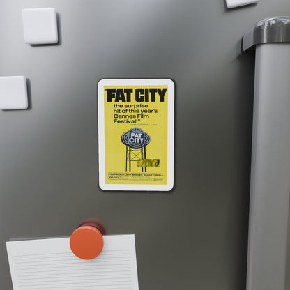 Fat City 1972 Movie Poster Die-Cut Magnet-The Sticker Space