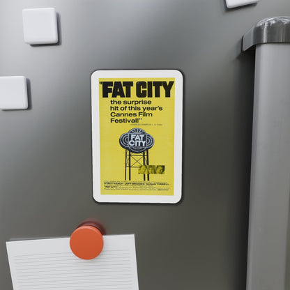 Fat City 1972 Movie Poster Die-Cut Magnet-The Sticker Space