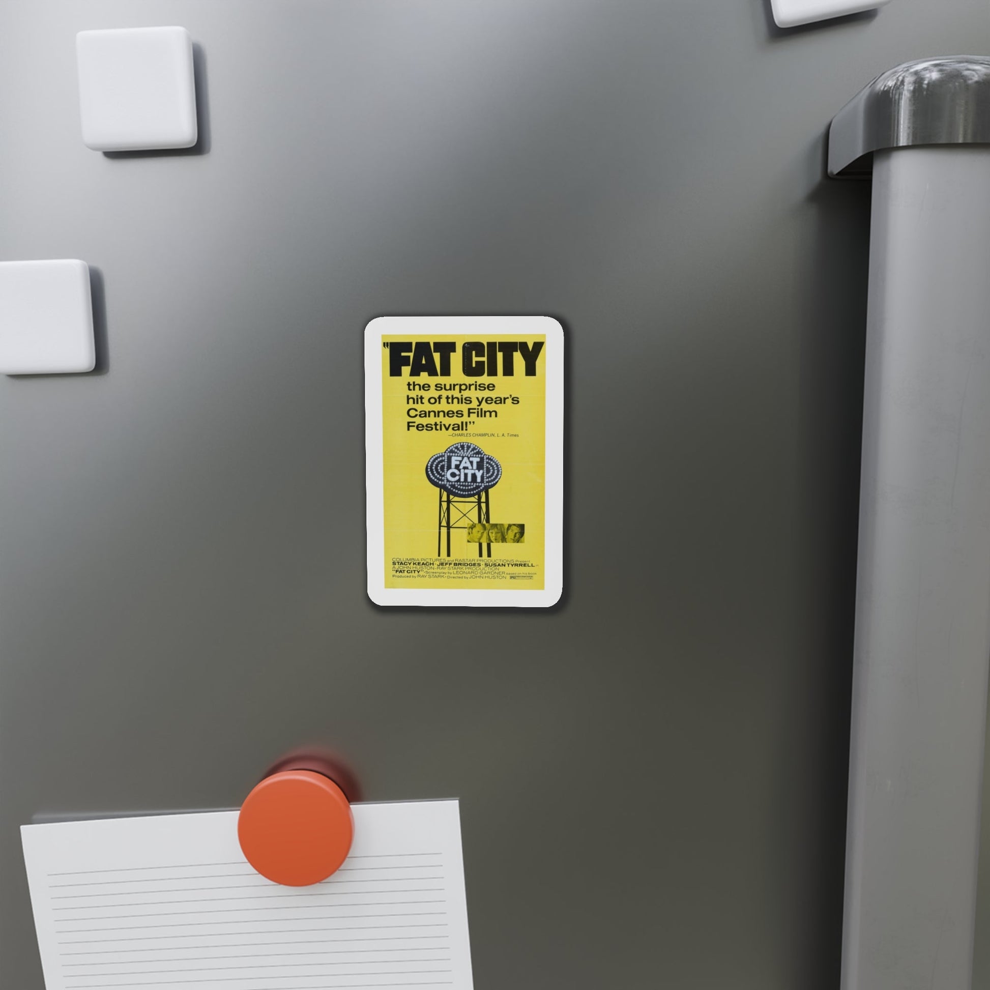 Fat City 1972 Movie Poster Die-Cut Magnet-The Sticker Space