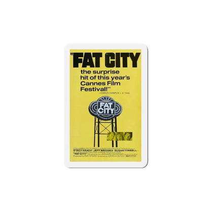 Fat City 1972 Movie Poster Refrigerator Magnet 6 Inch - The Sticker Space