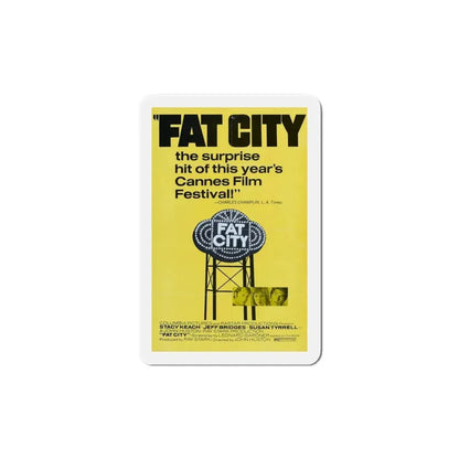 Fat City 1972 Movie Poster Refrigerator Magnet - The Sticker Space