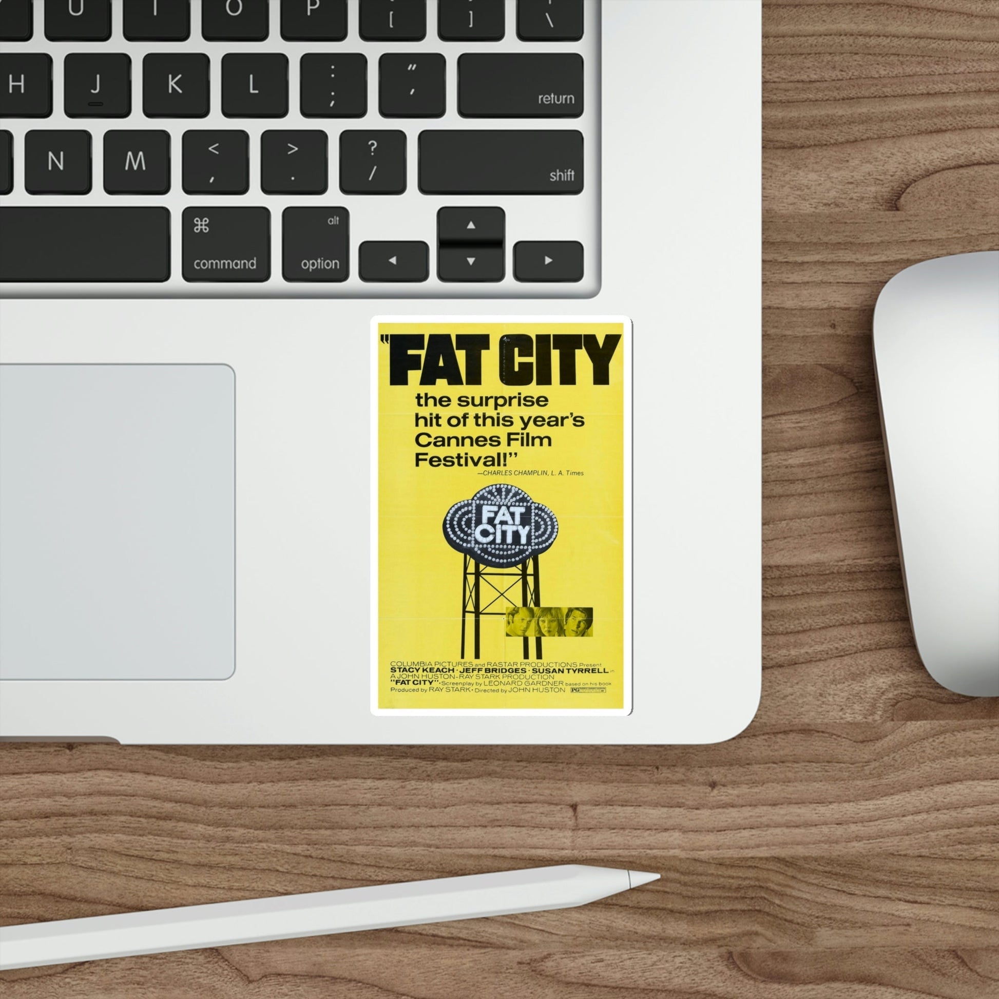 Fat City 1972 Movie Poster STICKER Vinyl Die-Cut Decal-The Sticker Space