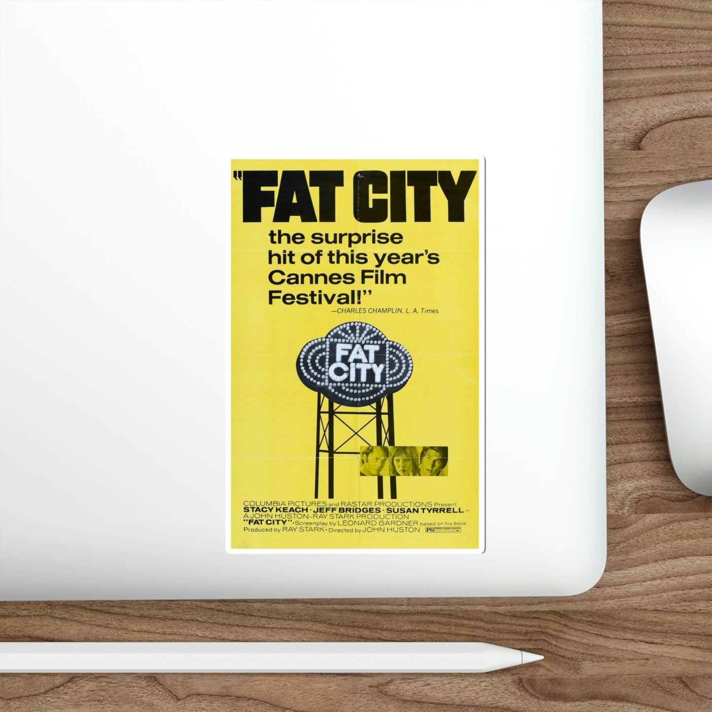 Fat City 1972 Movie Poster STICKER Vinyl Die-Cut Decal-The Sticker Space