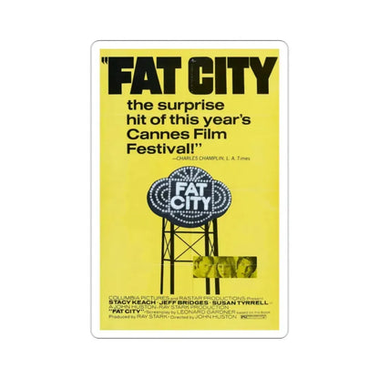 Fat City 1972 Movie Poster STICKER Vinyl Die-Cut Decal 2 Inch - The Sticker Space